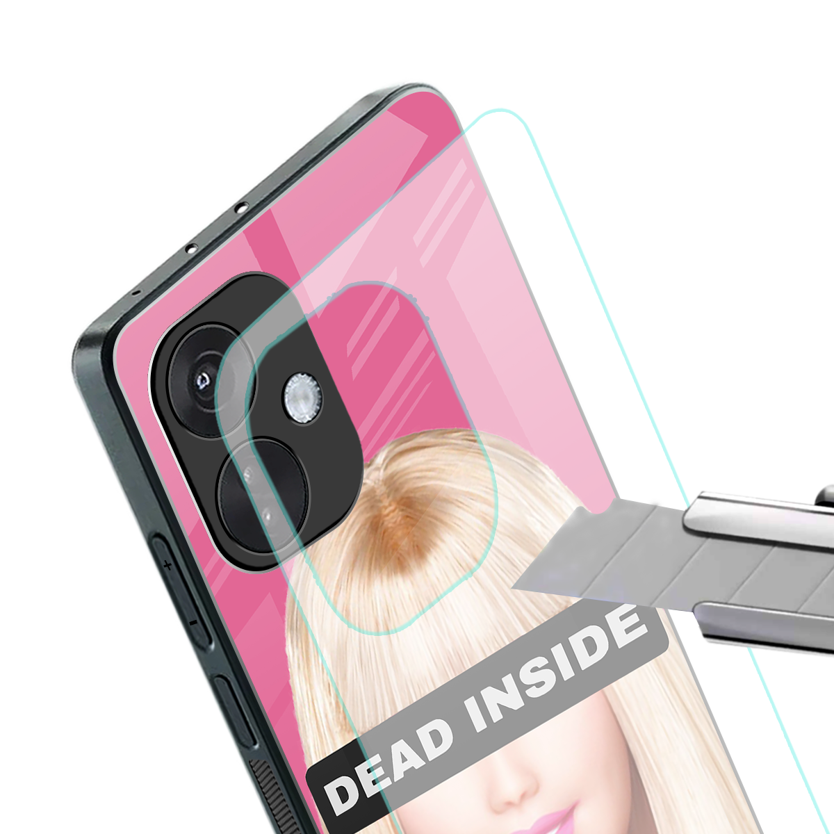 dead inside back phone cover | glass case for oneplus nord ce 3