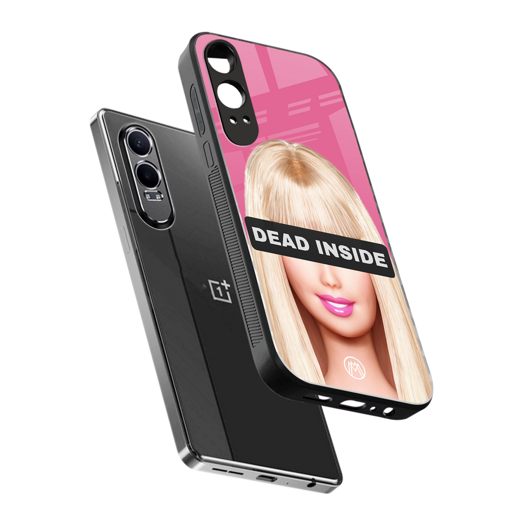 dead inside back phone cover | glass case for oneplus nord ce 4 lite