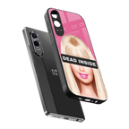 dead inside back phone cover | glass case for oneplus nord ce 4 lite