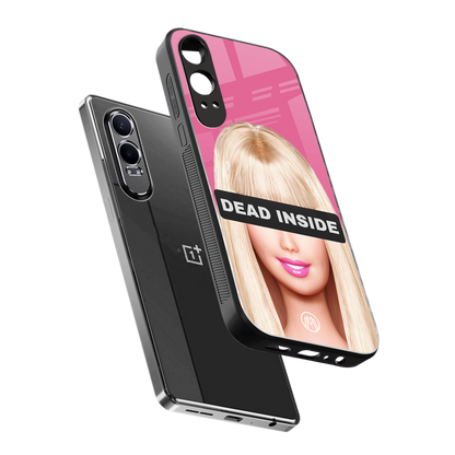 dead inside back phone cover | glass case for oneplus nord ce 4 lite