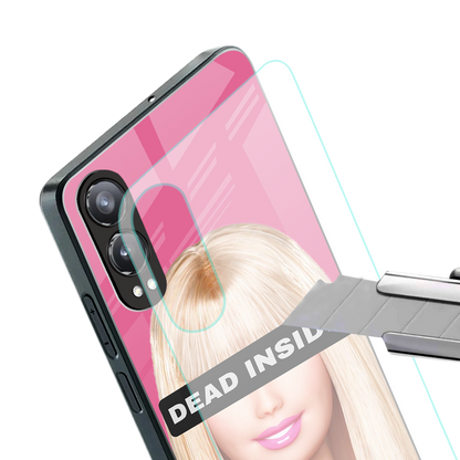 dead inside back phone cover | glass case for oneplus nord ce 4 lite