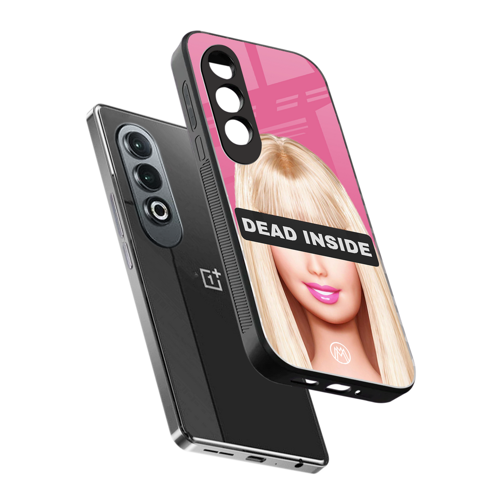dead inside back phone cover | glass case for oneplus nord ce 4
