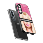 dead inside back phone cover | glass case for oneplus nord ce 4