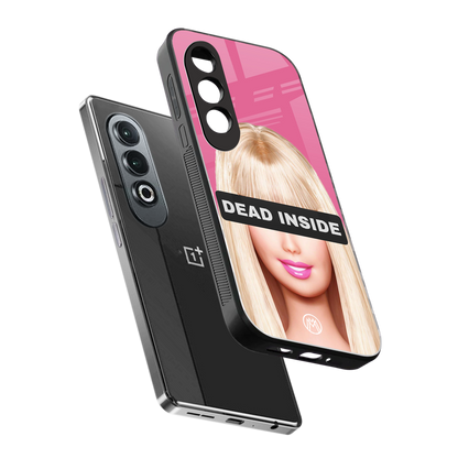 dead inside back phone cover | glass case for oneplus nord ce 4
