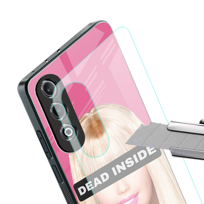 dead inside back phone cover | glass case for oneplus nord ce 4