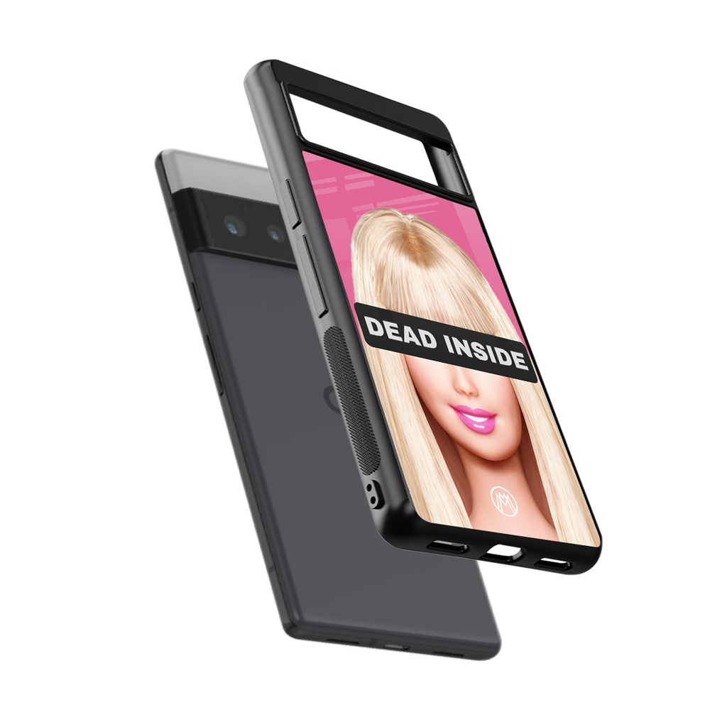 dead inside back phone cover | glass case for google pixel 6 pro