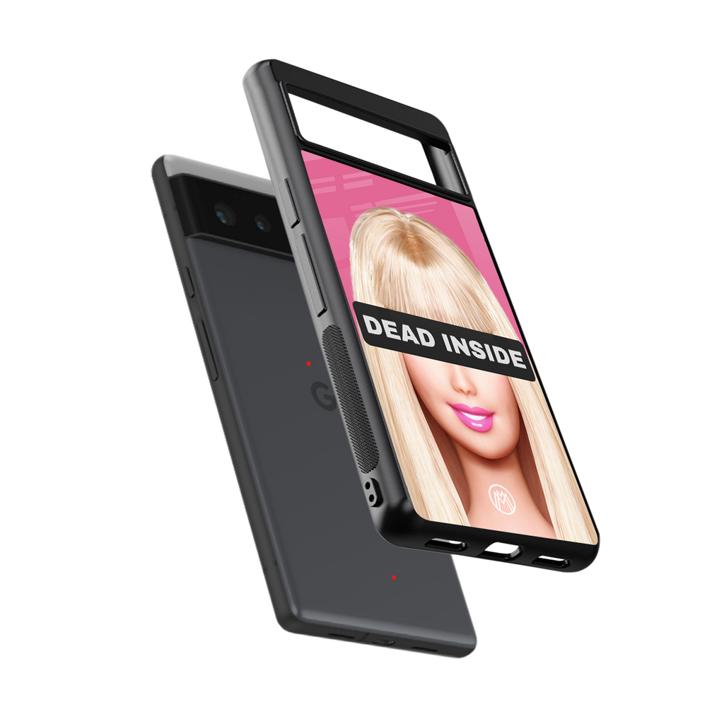 dead inside back phone cover | glass case for google pixel 6