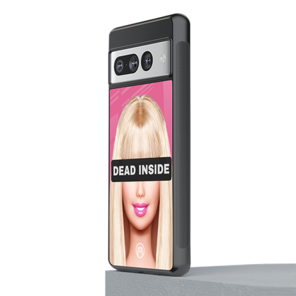 dead inside back phone cover | glass case for google pixel 7 pro