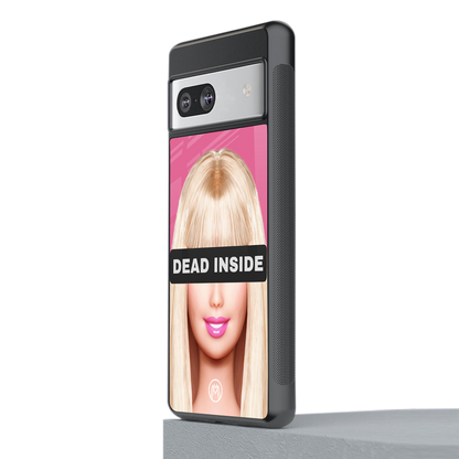 dead inside back phone cover | glass case for Google Pixel 7A