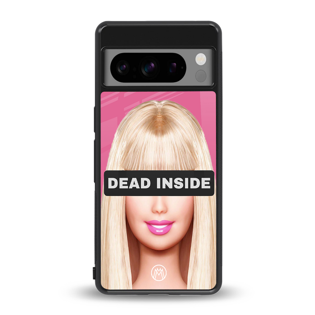 dead inside back phone cover | glass case for google pixel 8 pro