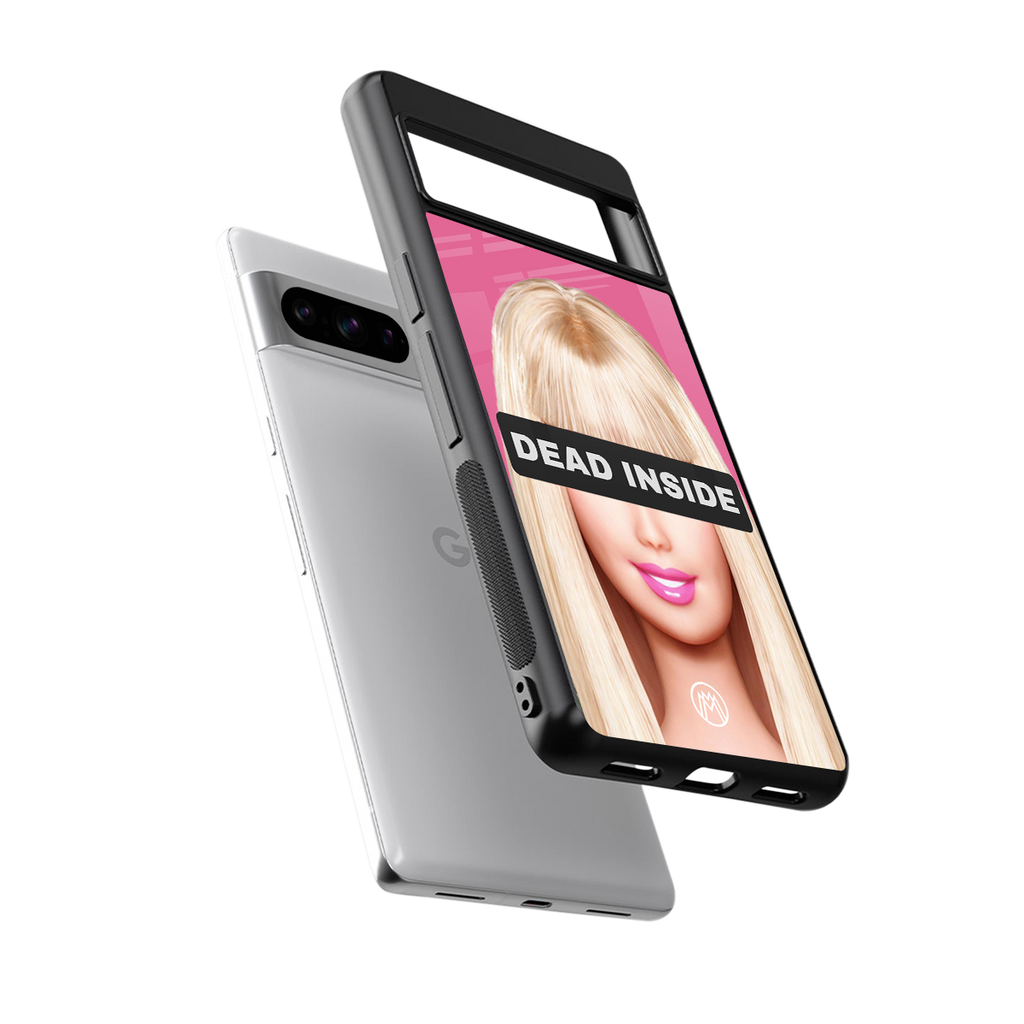 dead inside back phone cover | glass case for google pixel 8 pro