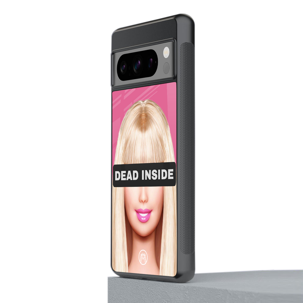 dead inside back phone cover | glass case for google pixel 8 pro