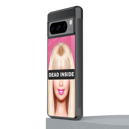 dead inside back phone cover | glass case for google pixel 8 pro