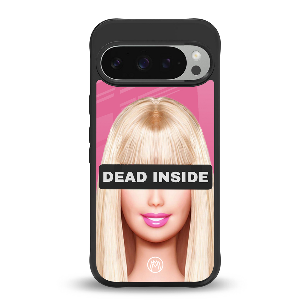 dead inside back phone cover | glass case for google pixel 9 pro xl