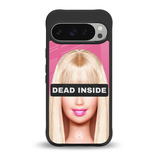 dead inside back phone cover | glass case for google pixel 9 pro xl