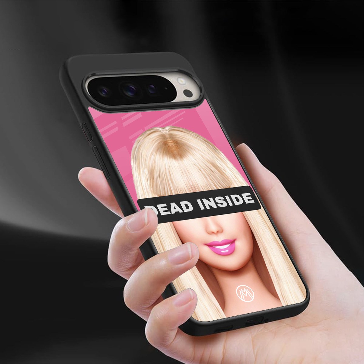 dead inside back phone cover | glass case for google pixel 9 pro xl
