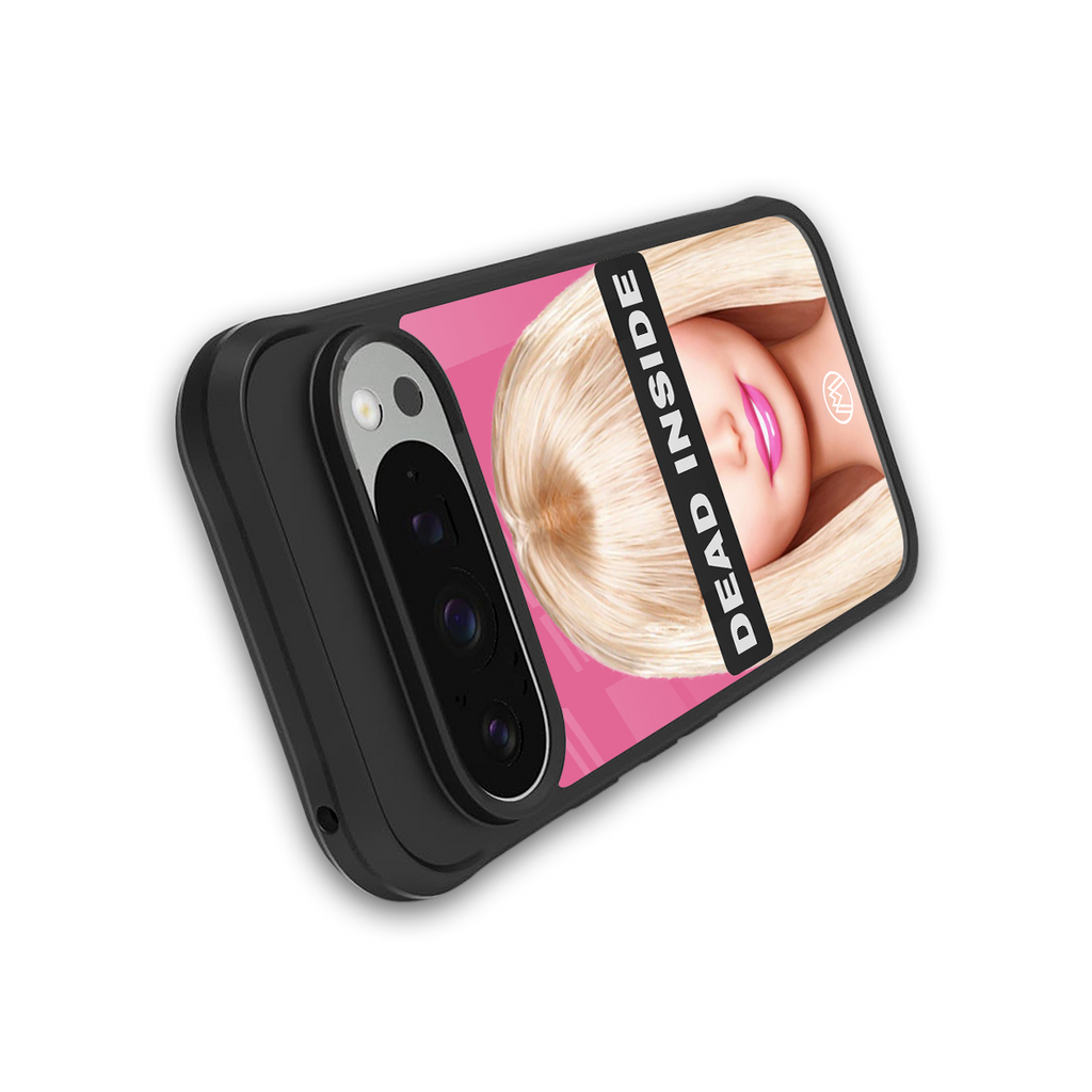 dead inside back phone cover | glass case for google pixel 9 pro xl