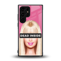 dead inside back phone cover | glass case for samsung galaxy s23 ultra