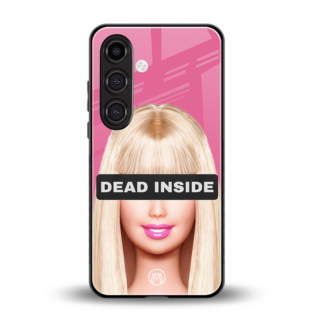 dead inside back phone cover | glass case for samsung galaxy s24 plus