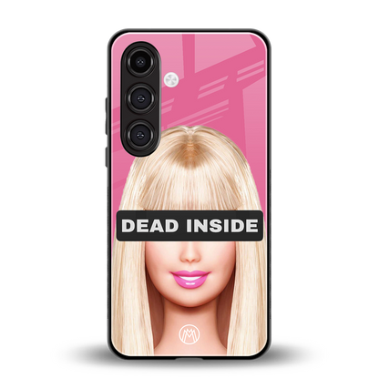 dead inside back phone cover | glass case for samsung galaxy s24 plus
