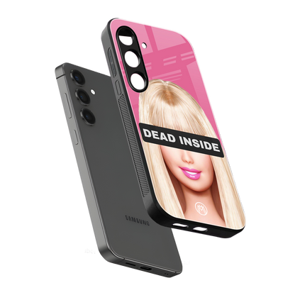 dead inside back phone cover | glass case for samsung galaxy s24 plus
