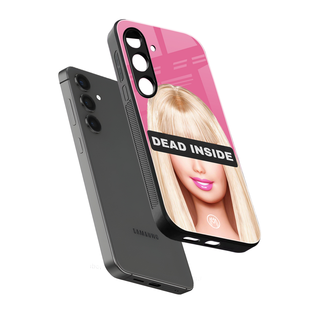 dead inside back phone cover | glass case for samsung galaxy s25 plus