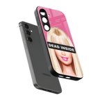 dead inside back phone cover | glass case for samsung galaxy s23 plus