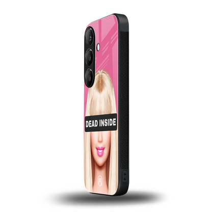 dead inside back phone cover | glass case for samsung galaxy s24 plus