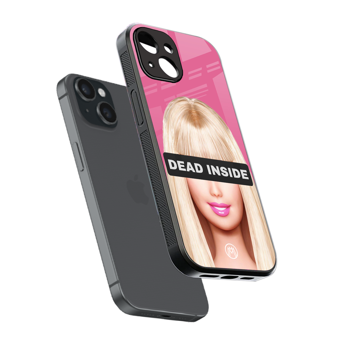 dead inside back phone cover | glass case for iphone 15