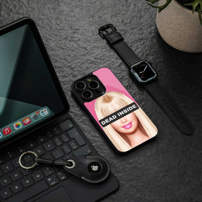 dead inside back phone cover | glass case for iphone 13 mini