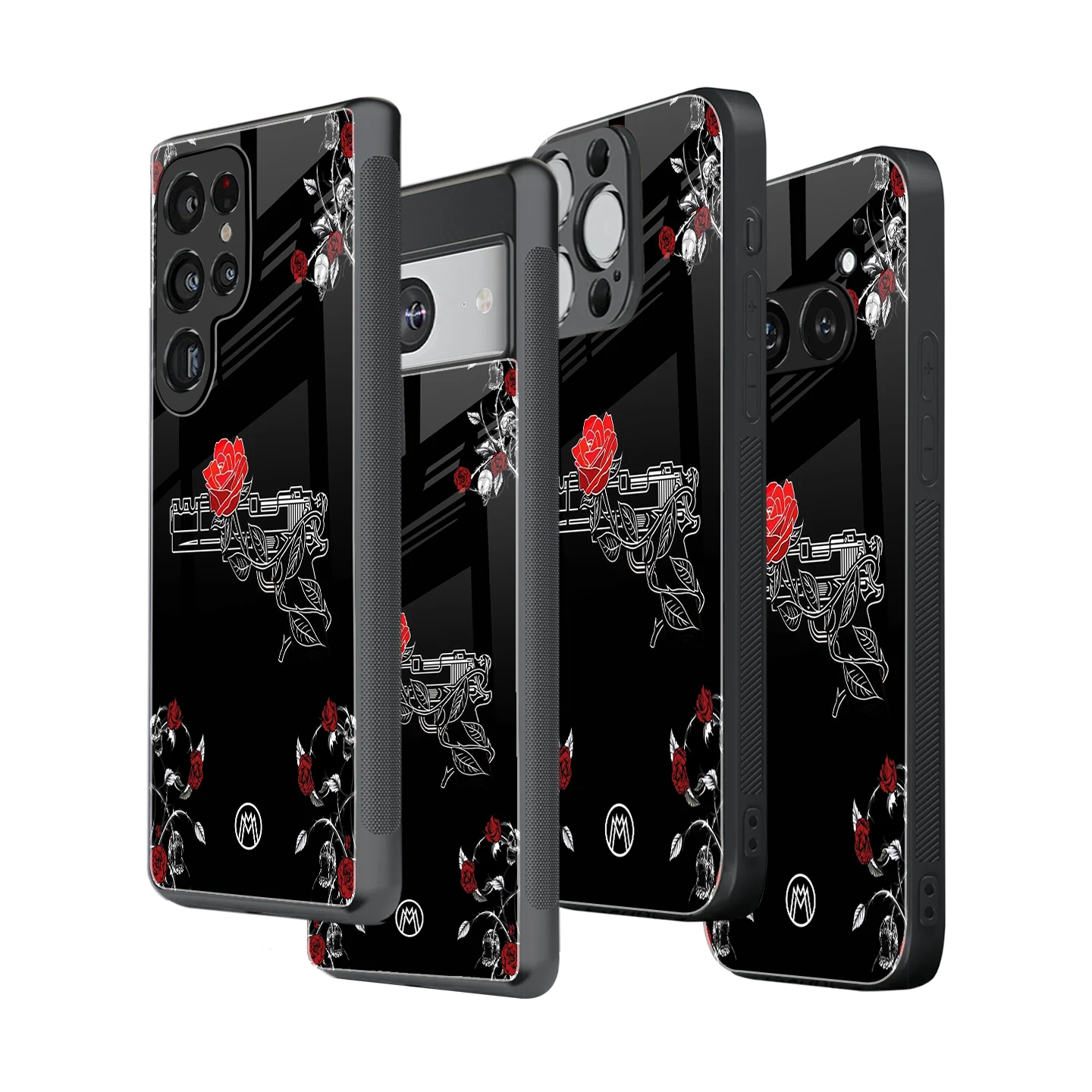 Stylish Glass Back Case for All Smartphones iPhone, Samsung, OnePlus, Pixel, Redmi, Oppo, Vivo, Motorola