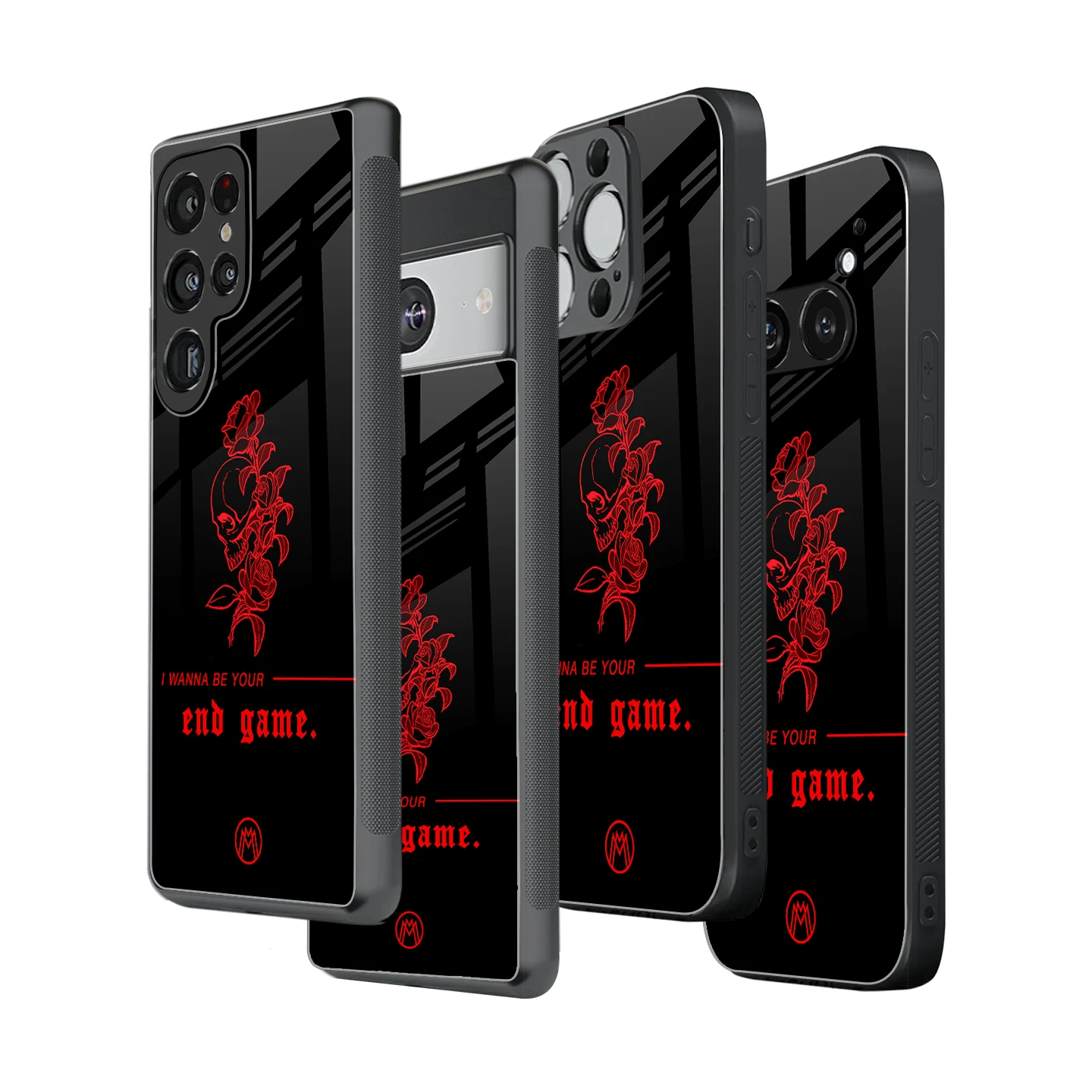 Stylish Glass Back Case for All Smartphones iPhone, Samsung, OnePlus, Pixel, Redmi, Oppo, Vivo, Motorola
