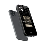 dedication back phone cover | glass case for iphone 15 plus