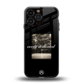 dedication back phone cover | glass case for iphone 15 pro max