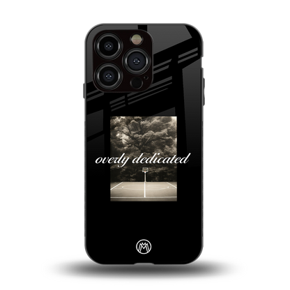 dedication back phone cover | glass case for iphone 15 pro