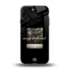 dedication back phone cover | glass case for iphone 14 pro