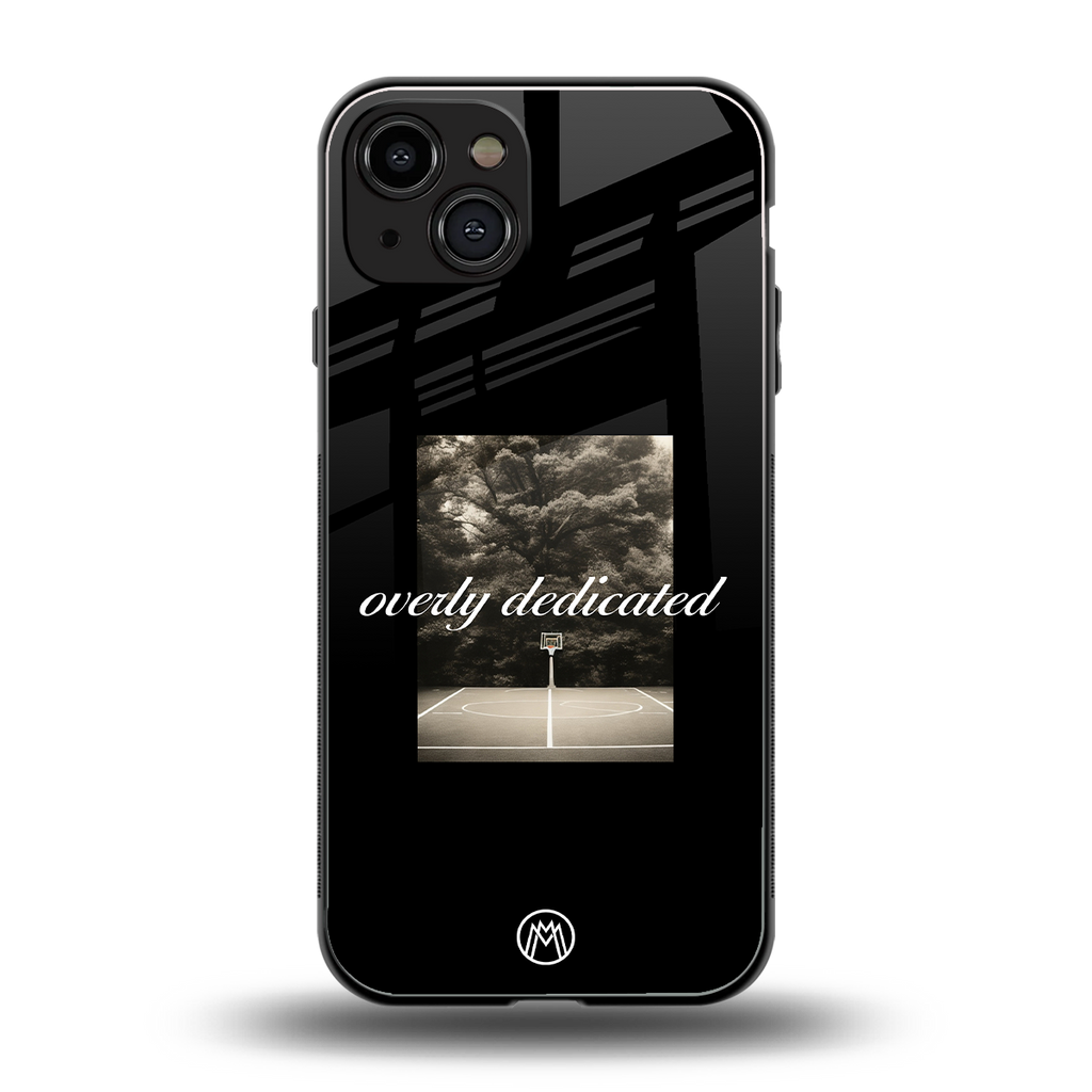 dedication back phone cover | glass case for iphone 15