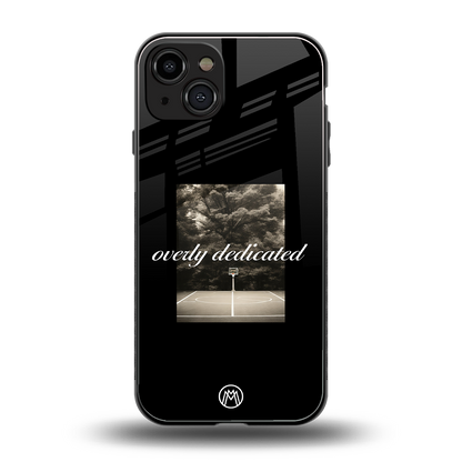 dedication back phone cover | glass case for iphone 15