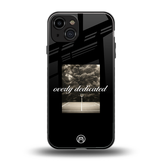 dedication back phone cover | glass case for iphone 15