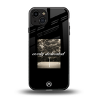 dedication back phone cover | glass case for iphone 14