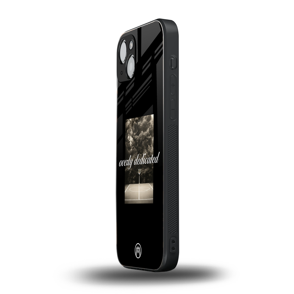dedication back phone cover | glass case for iphone 15