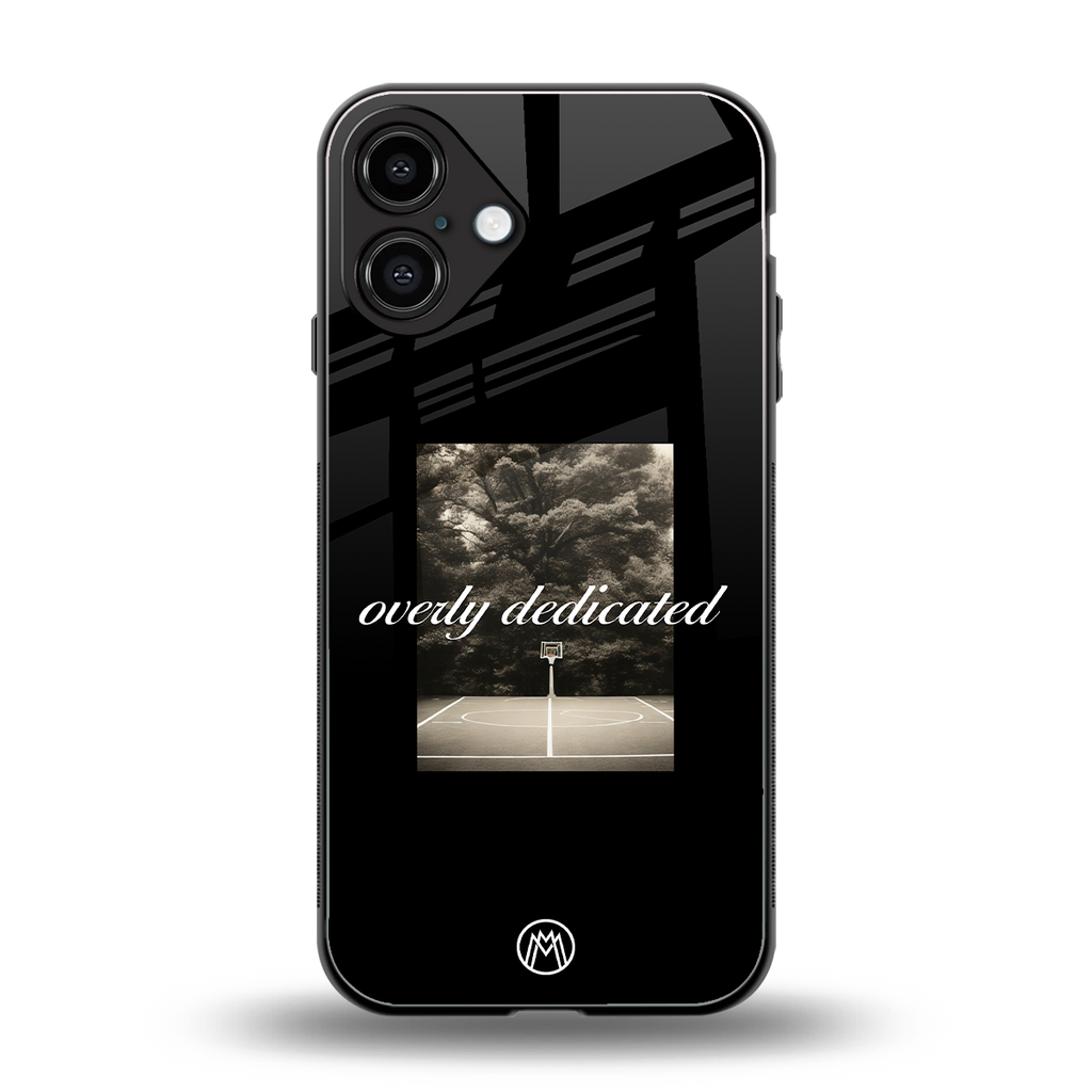 dedication back phone cover | glass case for iphone 16 plus