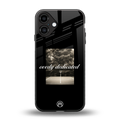 dedication back phone cover | glass case for iphone 16 plus
