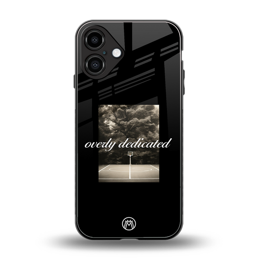 dedication back phone cover | glass case for iphone 16 plus