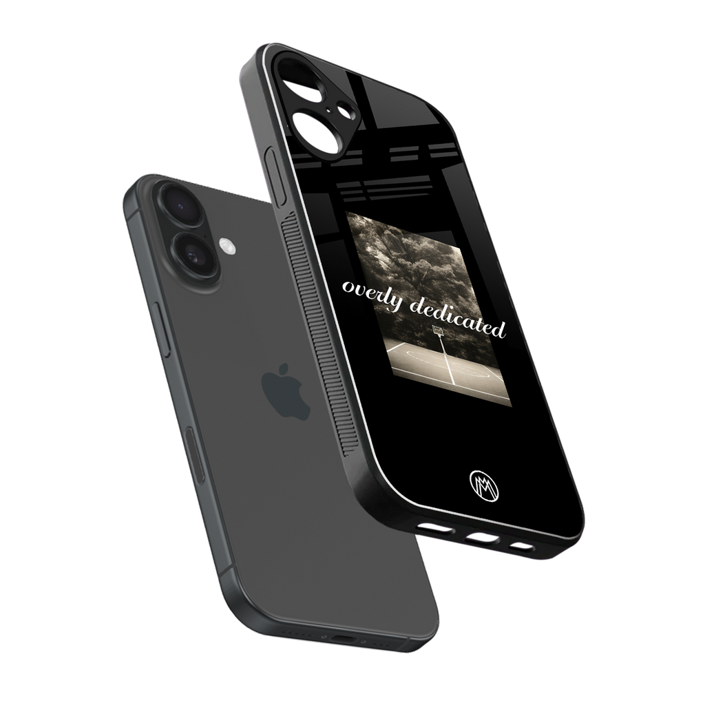 dedication back phone cover | glass case for iphone 16 plus