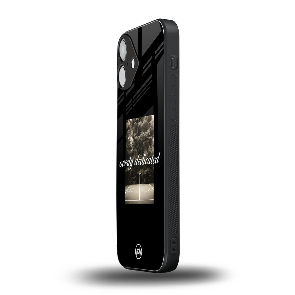 dedication back phone cover | glass case for iphone 16 plus