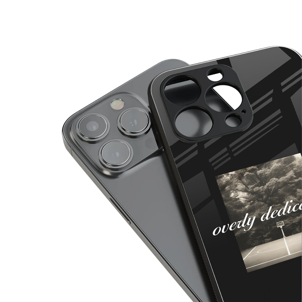 dedication back phone cover | glass case for iphone 16 pro