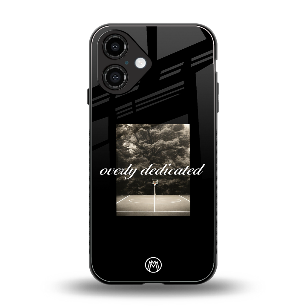 dedication back phone cover | glass case for iphone 16