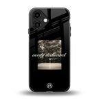 dedication back phone cover | glass case for iphone 16