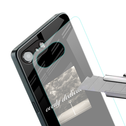 dedication back phone cover | glass case for iphone 16e